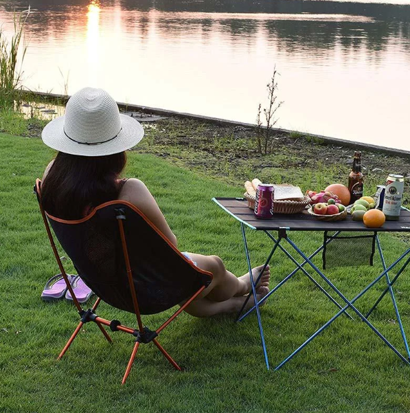 Стул туристический складной Camping chair для отдыха на природ - фото 8 - id-p225502425