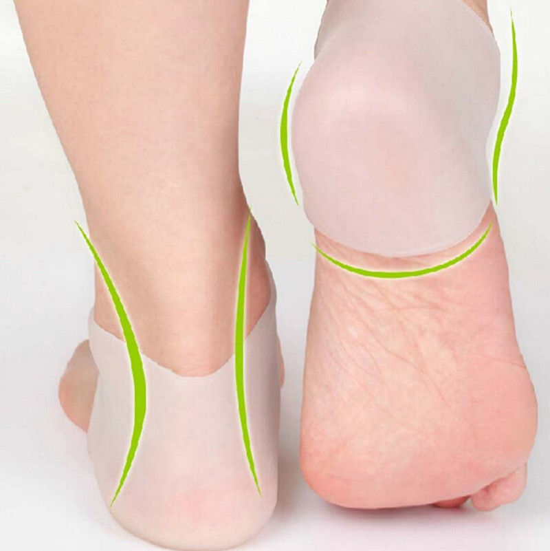 Силиконовые носочки от трещин на пятках ,от пяточных шпор - фото 2 - id-p225498719
