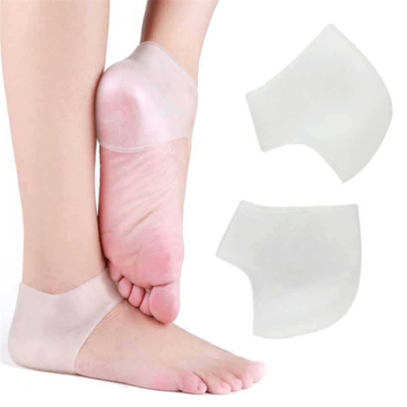 Силиконовые носочки от трещин на пятках ,от пяточных шпор - фото 3 - id-p225498719