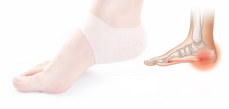 Силиконовые носочки от трещин на пятках ,от пяточных шпор - фото 4 - id-p225498719