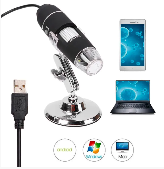 Цифровой USB-микроскоп Digital microscope electronic magnifier (4-х кратный ZOOM, с регулировкой 50-1000 - фото 7 - id-p225500662