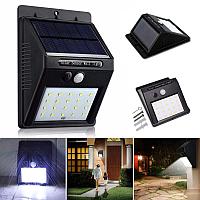 Фонарь на солнечной батарее 20 LED Solar Powered LED Wall Light