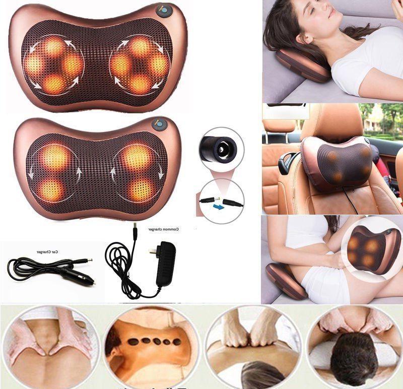 Массажная роликовая подушка Massager Pillow.Эффект кулачкового массажа. - фото 2 - id-p225498762