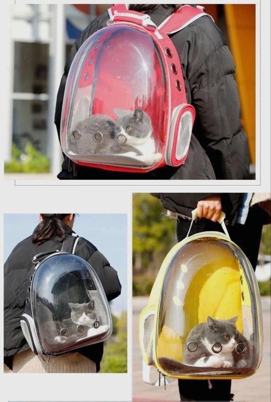 Рюкзак - переноска для домашних кошек с илюминатором CosmoPet - фото 10 - id-p225502471