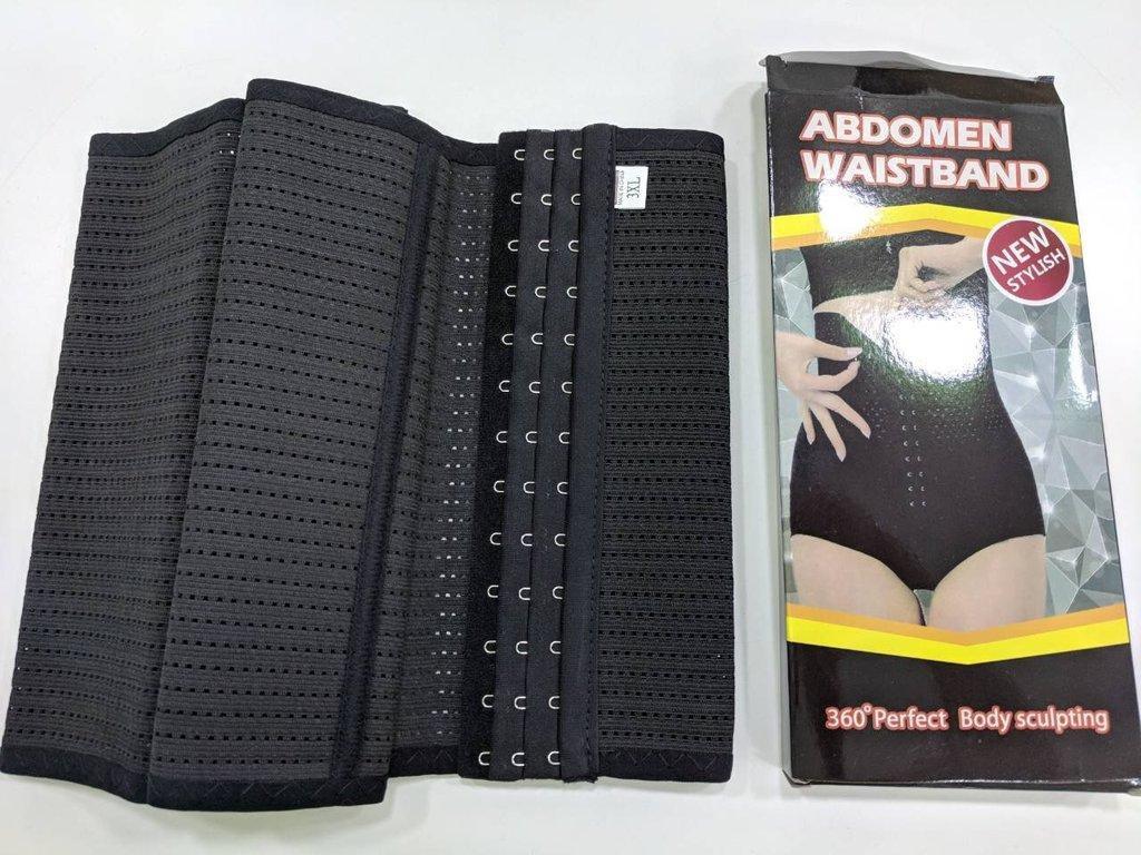 Утягивающий корсет-пояс для похудения и моделирования талии «Abdomen Waistband. Размер М (64-71см) черный - фото 10 - id-p225502473
