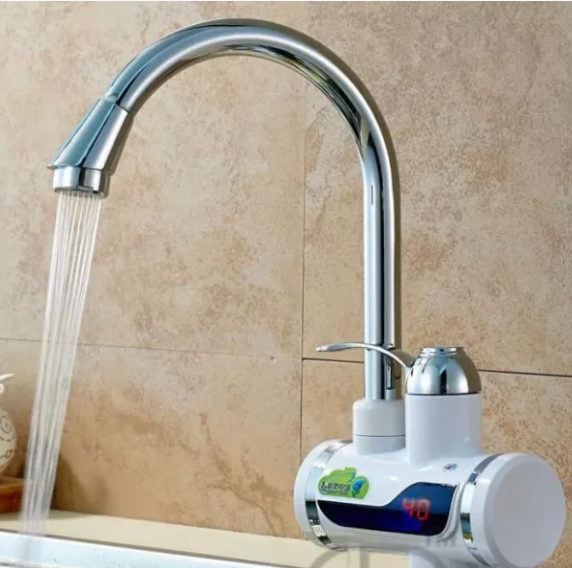 Электрический кран-водонагреватель с дисплеем Instant Electic Heating Water Faucet - фото 6 - id-p225502478