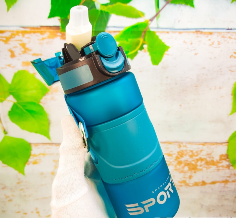 Спортивная бутылка для воды Sport Life / замок блокиратор крышки / поильник / 500 мл - фото 1 - id-p225501588