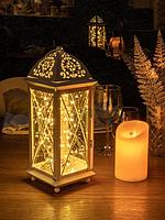 Декоративный светильник «Валенсия» с восковой LED свечой имитирующей пламя