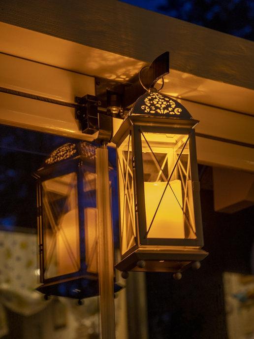 Декоративный светильник «Валенсия» с восковой LED свечой имитирующей пламя - фото 6 - id-p225500695