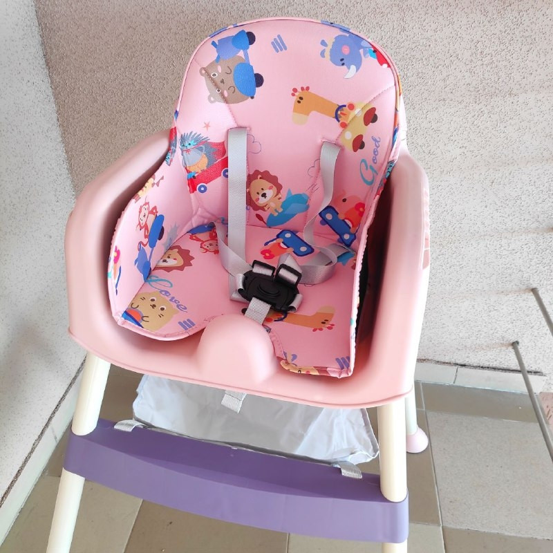 Стульчик для кормления ребенка Bestbaby розово/фиолетовый - фото 2 - id-p225503396