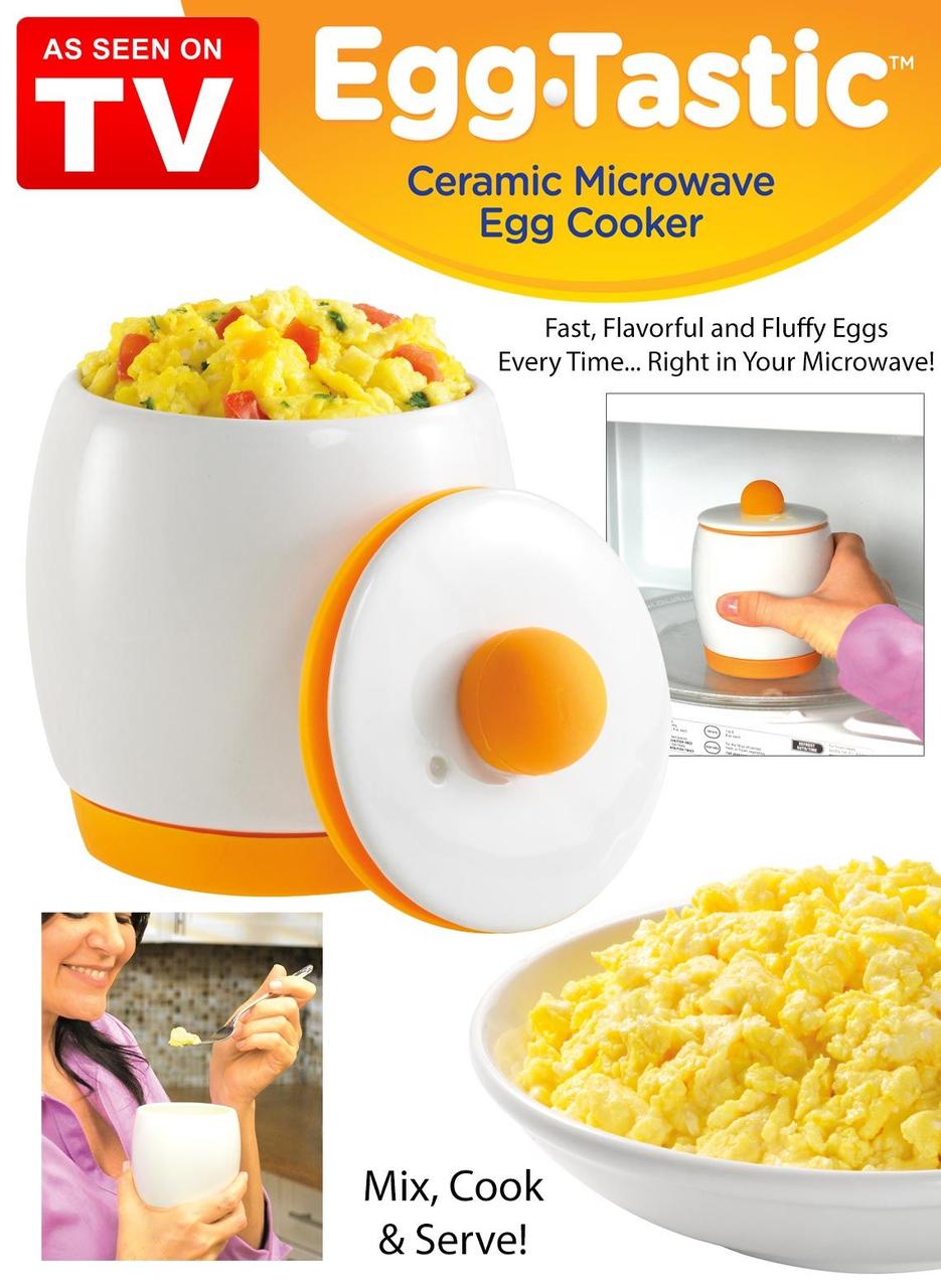 Емкость (горшочек) керамическая для приготовления блюд в микроволновой печи Egg Tastic - фото 1 - id-p225499872