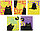 Тетрадь школьная А5, 12 л. на скобе BG «Черный кот» 163*202 мм, косая линия, ассорти, фото 3