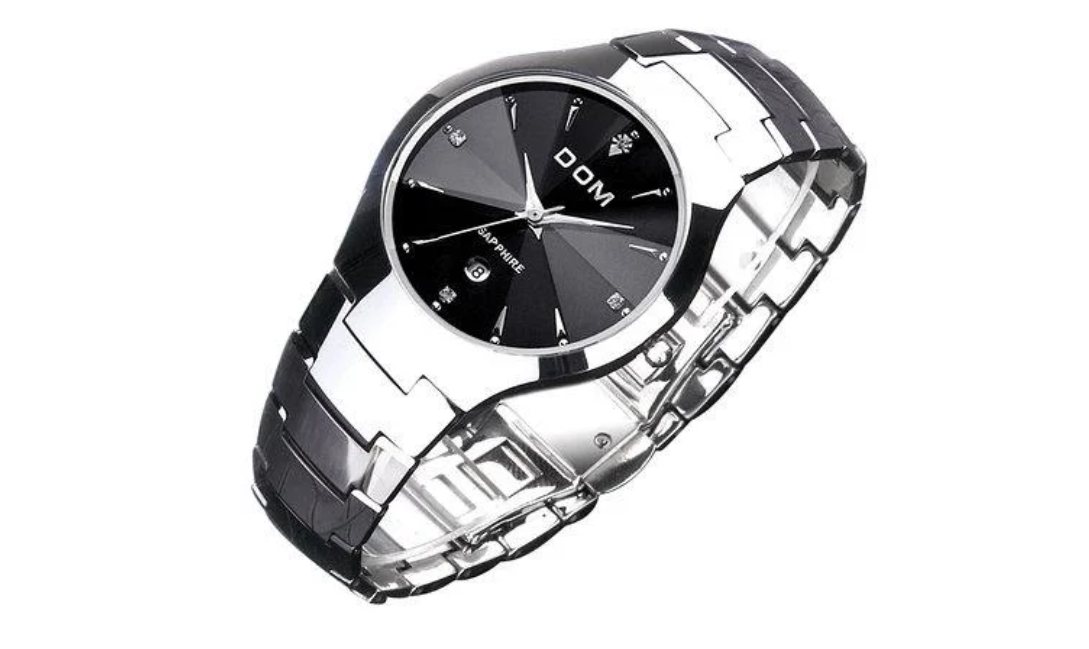 Часы наручные DOM серебро / черные - фото 6 - id-p225500713