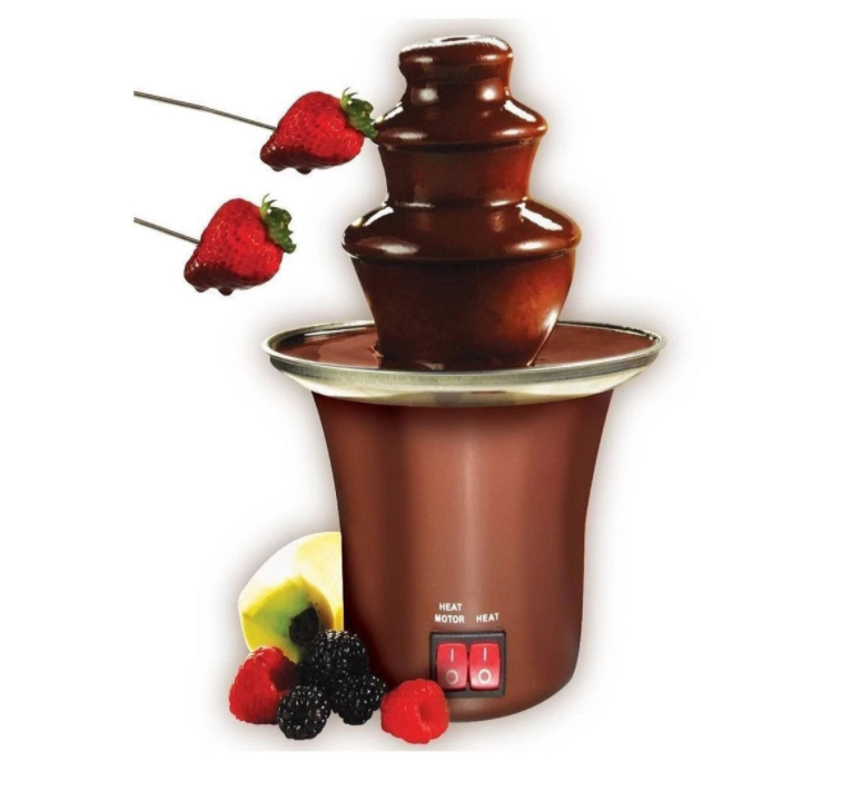 Шоколадный фонтан фондю Chocolate Fondue Fountain Mini - фото 5 - id-p225499889