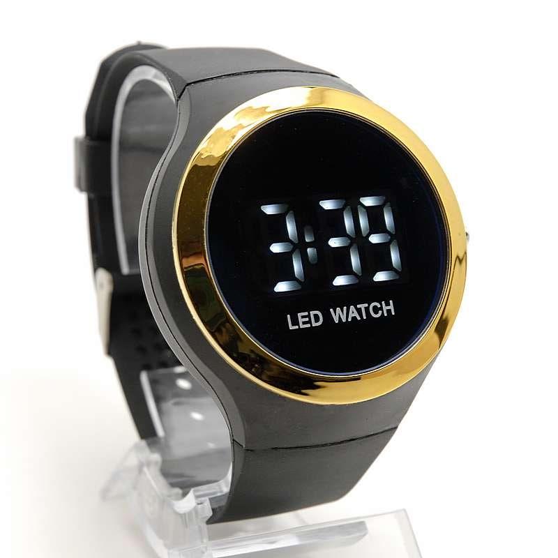 Электронные наручные часы LED 4512G2 с большими цифрами - фото 2 - id-p225503412