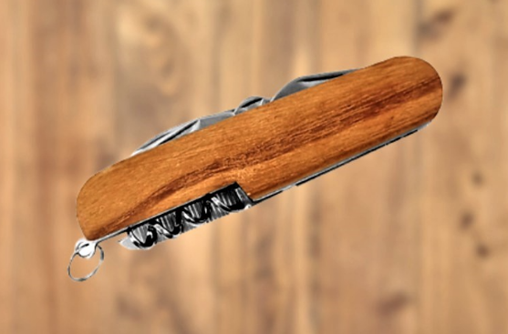 Мультинож Брауншвейг 7 в 1 (нож, штопор, пилочка для ногтей, кольцо для ключей, крестовая отвертка...) - фото 3 - id-p225502508