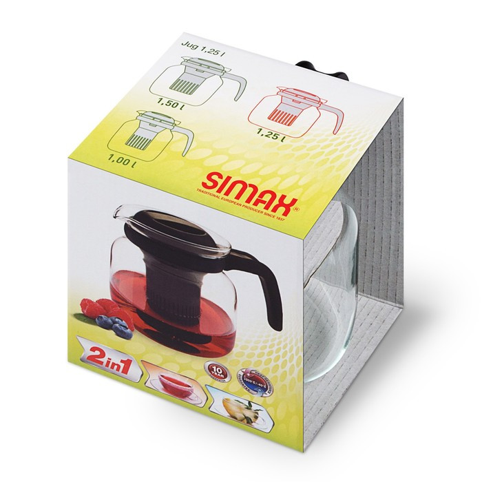Чайник SIMAX Matura с пластиковым фильтром 1 л - фото 2 - id-p225503625