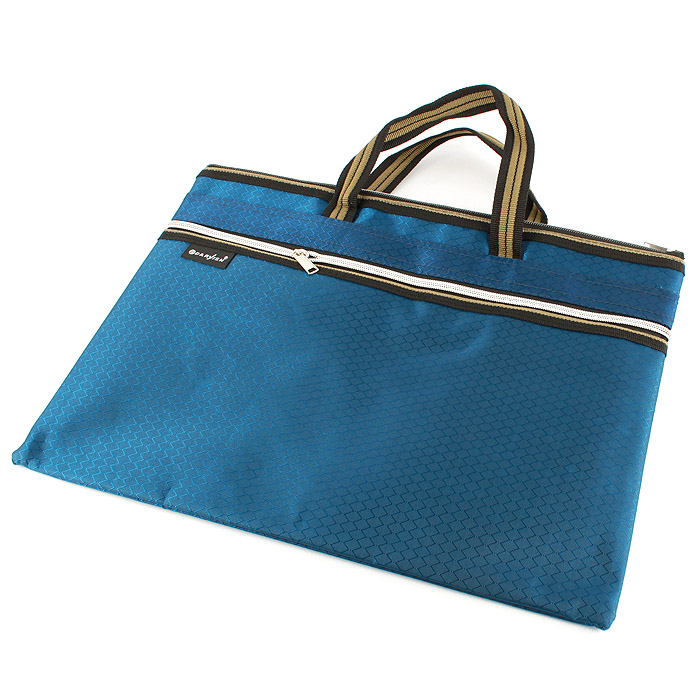 Портфель текстильный "Darvish" А4 на молнии + карман на молнии - фото 2 - id-p225502528