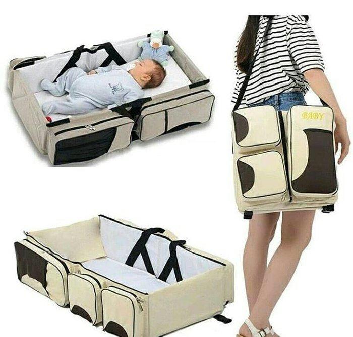 Трансформер сумка кроватка Ganen Baby Travel Bed and Bag - фото 1 - id-p225498805