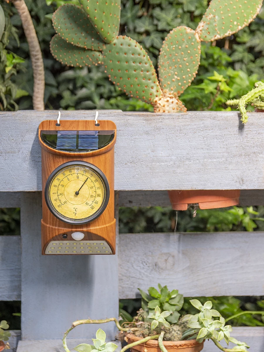 Фонарь декоративный «Чудесный сад Термометр» уличный настен., с датч. движ, на солнечной - фото 9 - id-p225500752