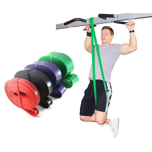 Набор эспандеров (резиновых петель) 208 см Fitness sport для фитнеса, йоги, пилатеса (4 шт с инструкцией) - фото 4 - id-p225501658