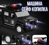 Полицейская машинка сейф копилка CASH TRUCK с кодом и отпечатком пальца