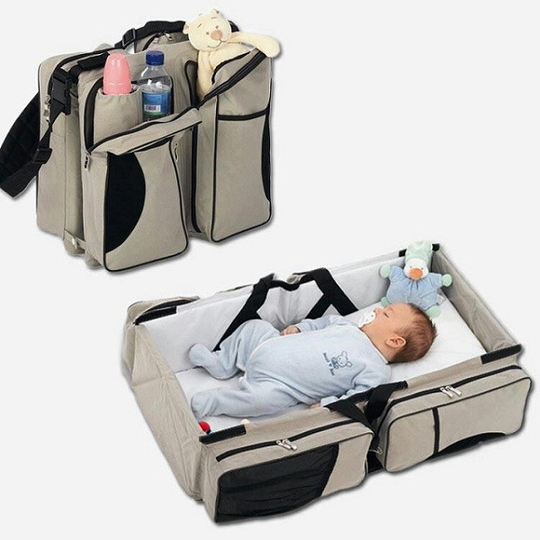 Многофункциональная детская сумка-кровать Ganen Baby Travel - фото 4 - id-p225498866