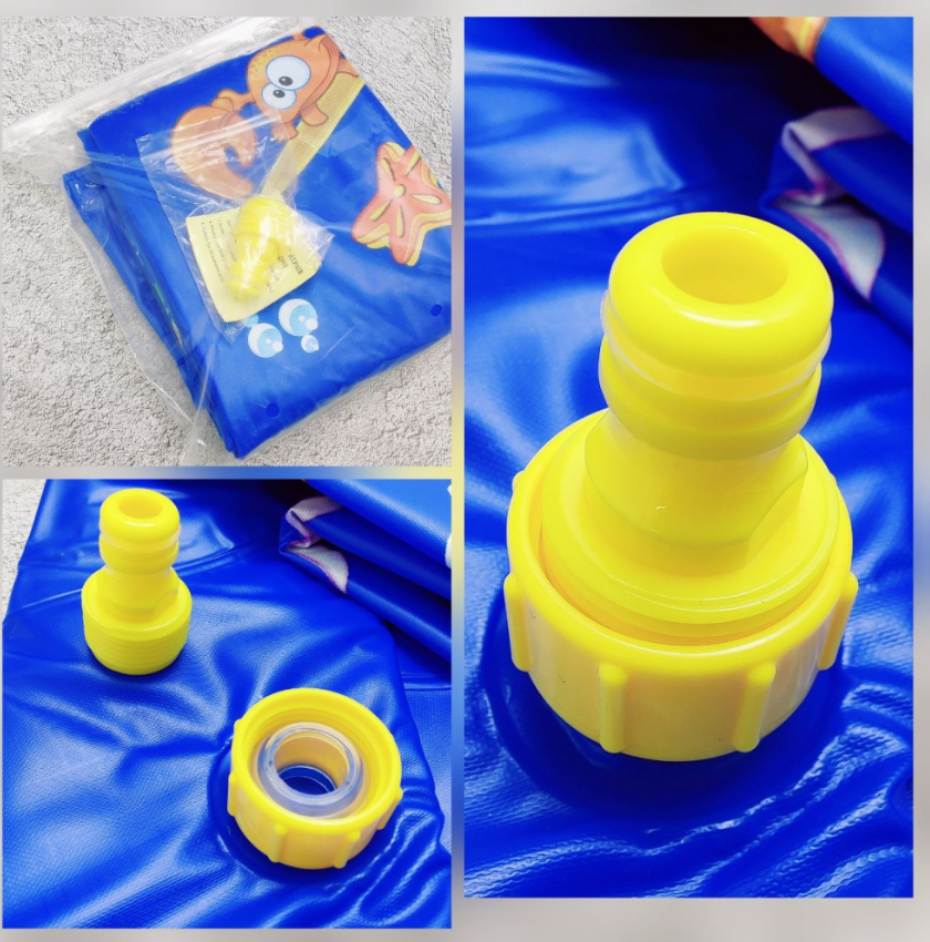 Игровой мини бассейн фонтанчик для детей на лето (ПВХ, диаметр 100 см) - фото 8 - id-p225504408