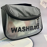 Прозрачная дорожная косметичка Washbag для путешествий с ручкой