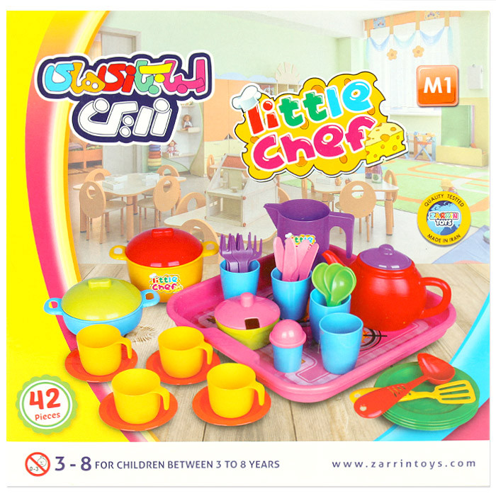 Игровой набор детской посуды "Маленький повар" "Little Cheff" - фото 2 - id-p225501697