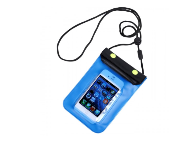 Чехол для телефона, водонепроницаемый,11*20 см. Цвет синий, прозрачный.Суперцена! - фото 4 - id-p225500023