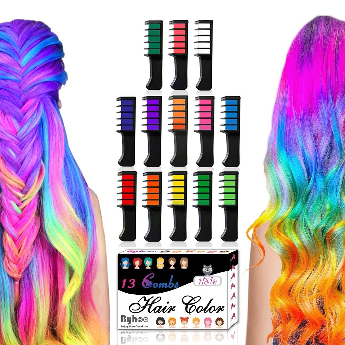 Мелки для окрашивания волос Hair Color Comb, 6 цветов в форме расчески - фото 7 - id-p225500840