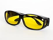 Очки антиблик HD Vision 2 штуки желтые+черные/Очки для водителей - фото 6 - id-p225498953