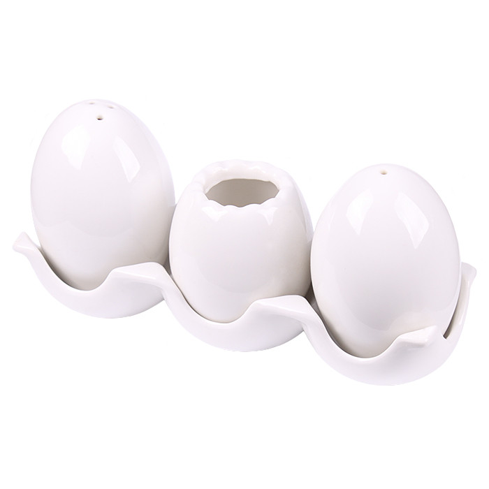 Набор банкок для специй "Яйцо" из керамики - фото 1 - id-p225500053