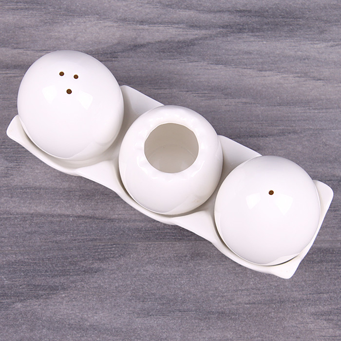 Набор банкок для специй "Яйцо" из керамики - фото 2 - id-p225500053