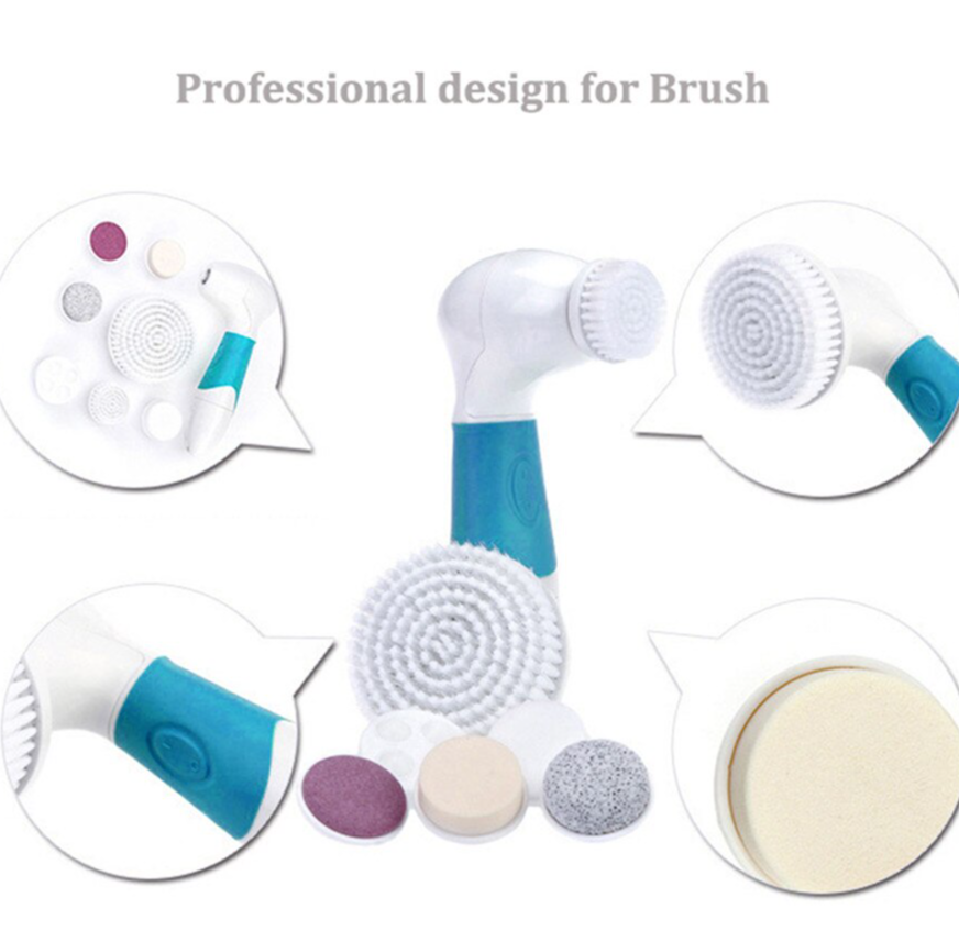 Массажер уходовый для кожи лица 7 в 1 Мassage Beauty Device Bath Spa Brush AE-8288 - фото 7 - id-p225504533