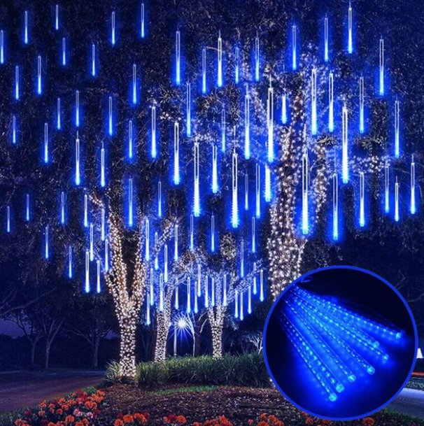 Гирлянда "Сосульки", падающий голубой свет, 30 см, 8 шт в комплекте, 3,8 м, TDM 1/40 - фото 1 - id-p225505529