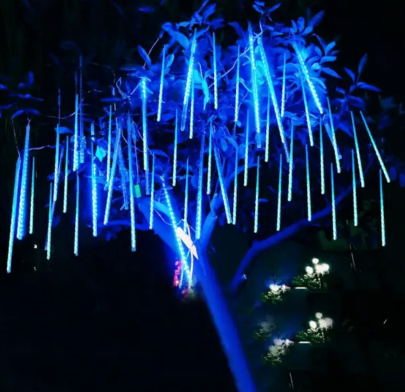 Гирлянда "Сосульки", падающий голубой свет, 30 см, 8 шт в комплекте, 3,8 м, TDM 1/40 - фото 4 - id-p225505529