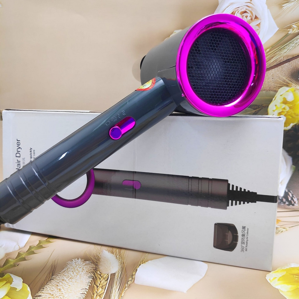 Профессиональный фен для сушки и укладки волос Powerful Hair Dryer 800W (2 темп. режима, 2 скорости) - фото 1 - id-p225503607