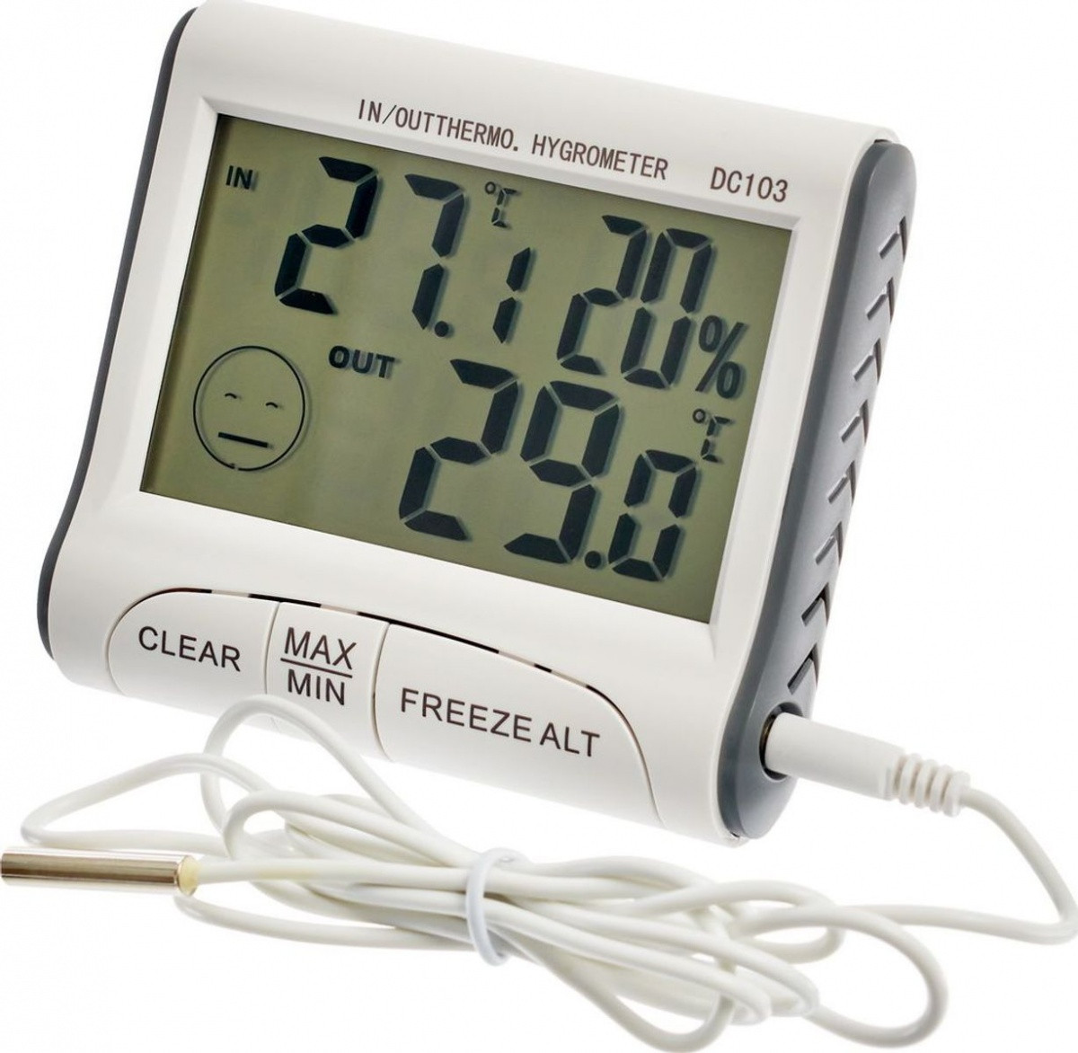 Термометр -метеостанция "PLAZA" для определения температуры и влажности воздуха в доме и за окном. - фото 10 - id-p225501833