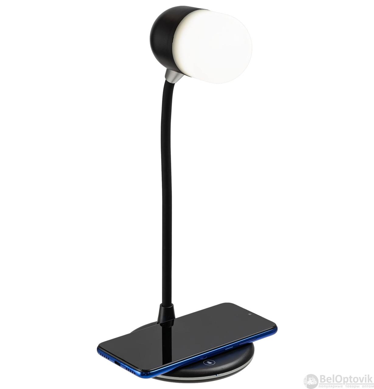 Настольная LED-лампа с беспроводной зарядкой и bluethooth колонкой L4 Lamp Speaker with Wireless Charger 5W - фото 8 - id-p225503619