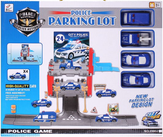 Набор "Полицейский паркинг" 24 предмета. Игрушка - фото 1 - id-p225502730