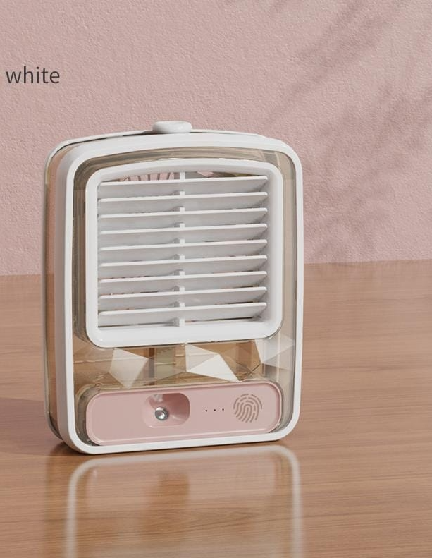 Настольный мини - вентилятор Light air conditioning MINI FAN беспроводной (увлажнение и охлаждение, 3 режима) - фото 7 - id-p225504576