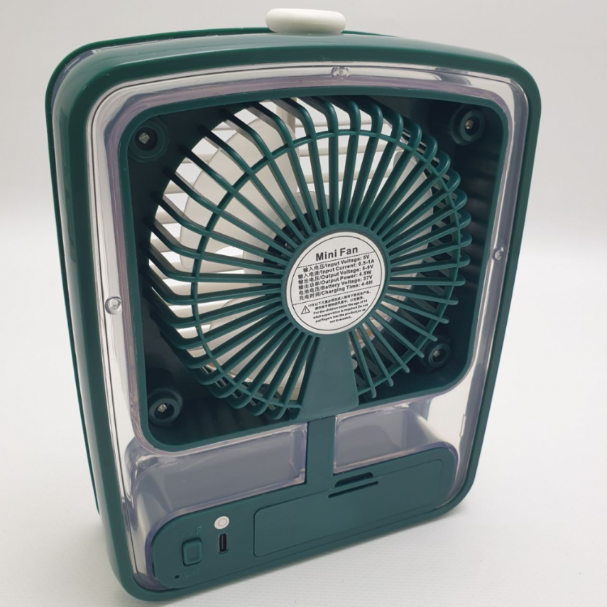 Настольный мини - вентилятор Light air conditioning MINI FAN беспроводной (увлажнение и охлаждение, 3 режима) - фото 9 - id-p225504576