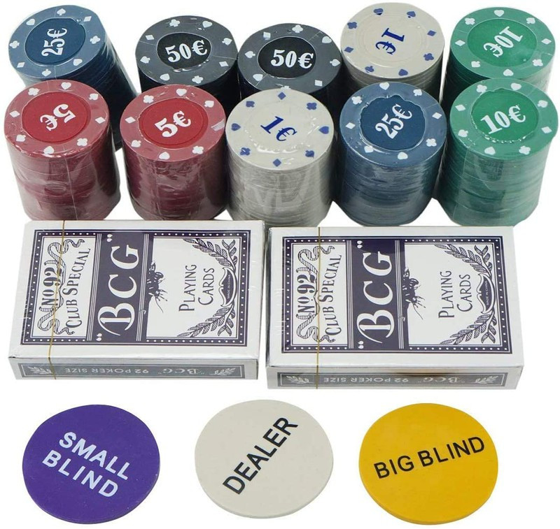 Настольная игра "покер" в металлической коробке - фото 2 - id-p225503634