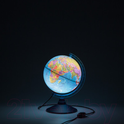 Глобус -ночник с подсветкой 21 см - фото 2 - id-p225500138