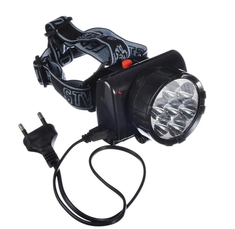 Налобный фонарь Чингисхан, аккумуляторный, 7 LED - фото 3 - id-p225504587