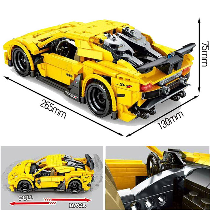 Конструктор "Lamborghini-8300" 751 деталей - фото 4 - id-p225500947