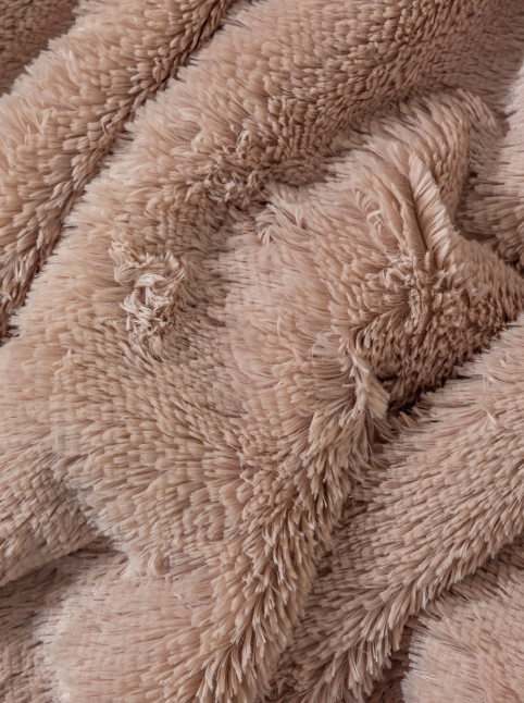 Одеяло - плед из натуральной овечьей шерсти 145*205. Светлая карамель - фото 4 - id-p225504593