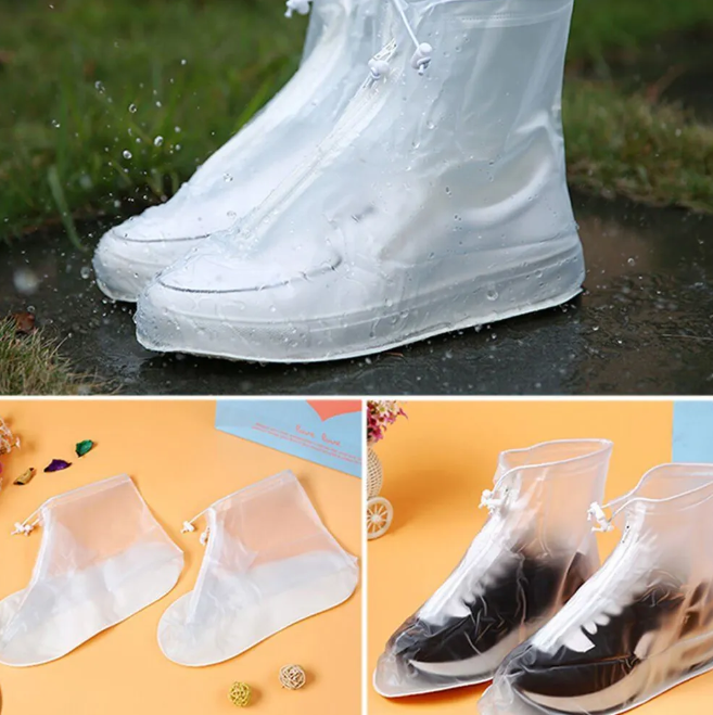 Защитные чехлы для обуви от дождя и грязи с подошвой цветные - фото 2 - id-p225505594